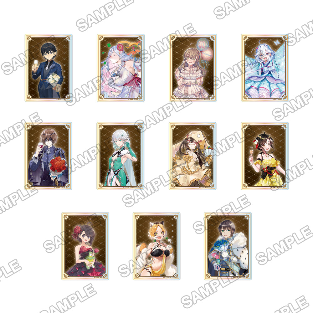 (Goods - Bromide) Kadokawa BOOKS 10th Anniversary Celebration Tradable Aurora Acrylic Cards Vol.1 (Blind Box - Single)