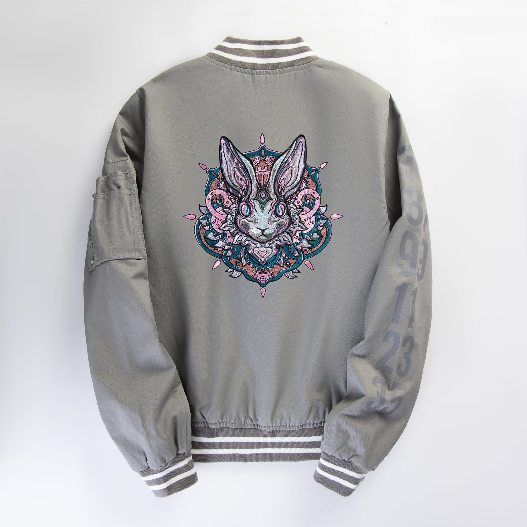 (Goods - Apparel) Bibisama Bomber Jacket Zodiac Bomber - Rabbit