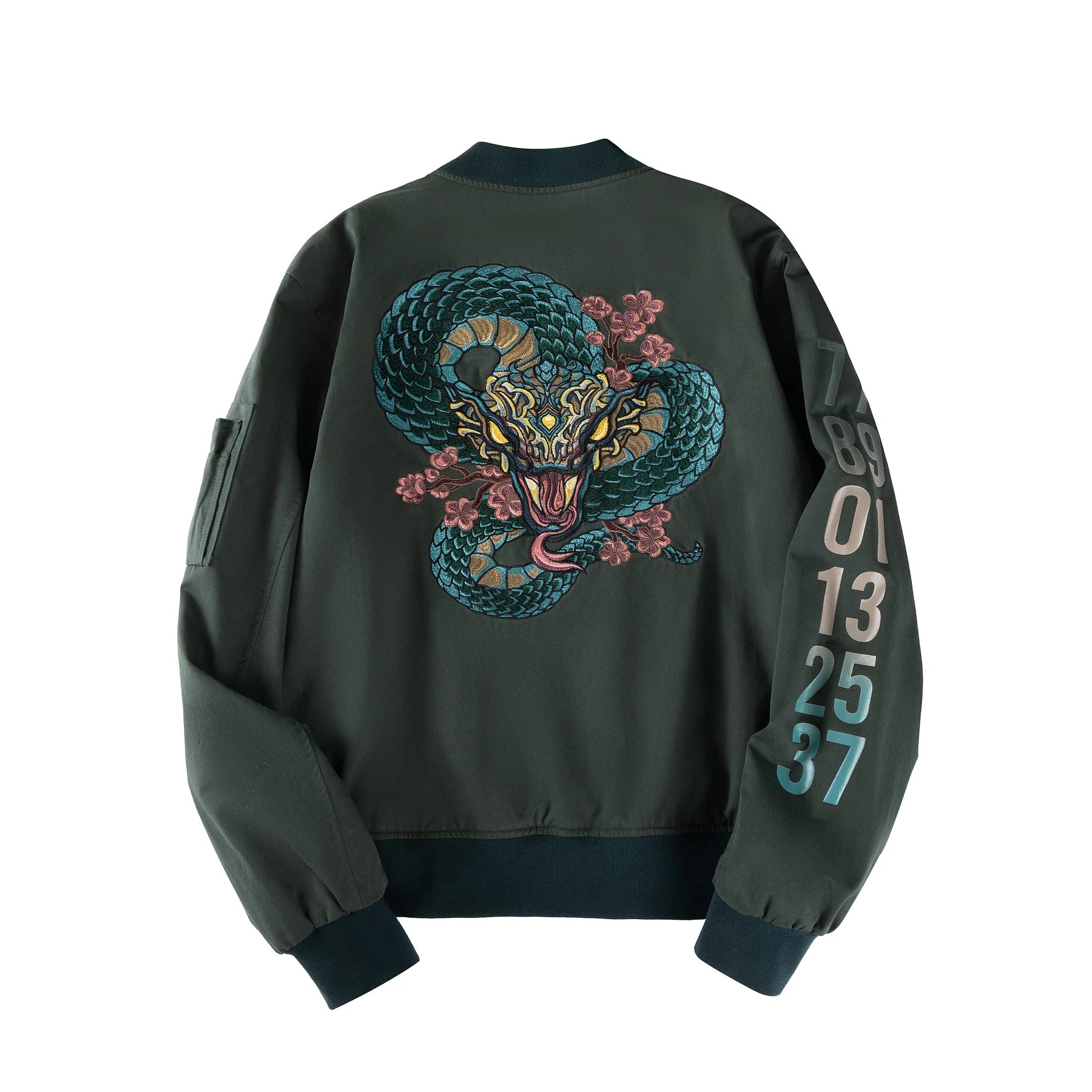 Bibisama Bomber Jacket Zodiac Bomber - Snake | animate USA