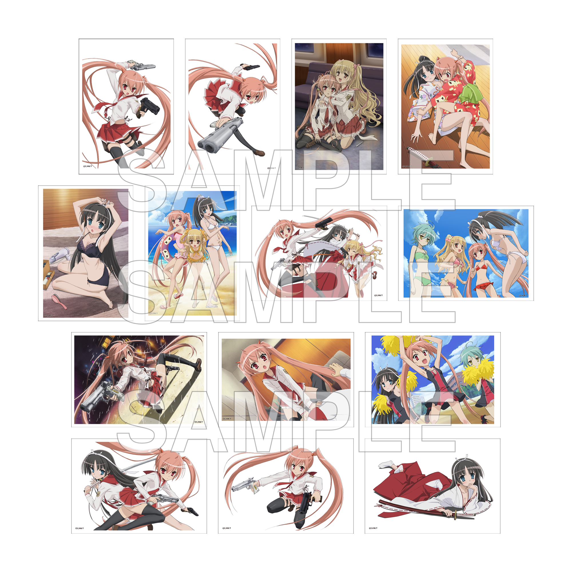 (Goods - Card) Aria the Scarlet Ammo Trading Photo-style Illustration Card - Anime Adaptation 15th Anniversary Ver. (Blind Box - Single)