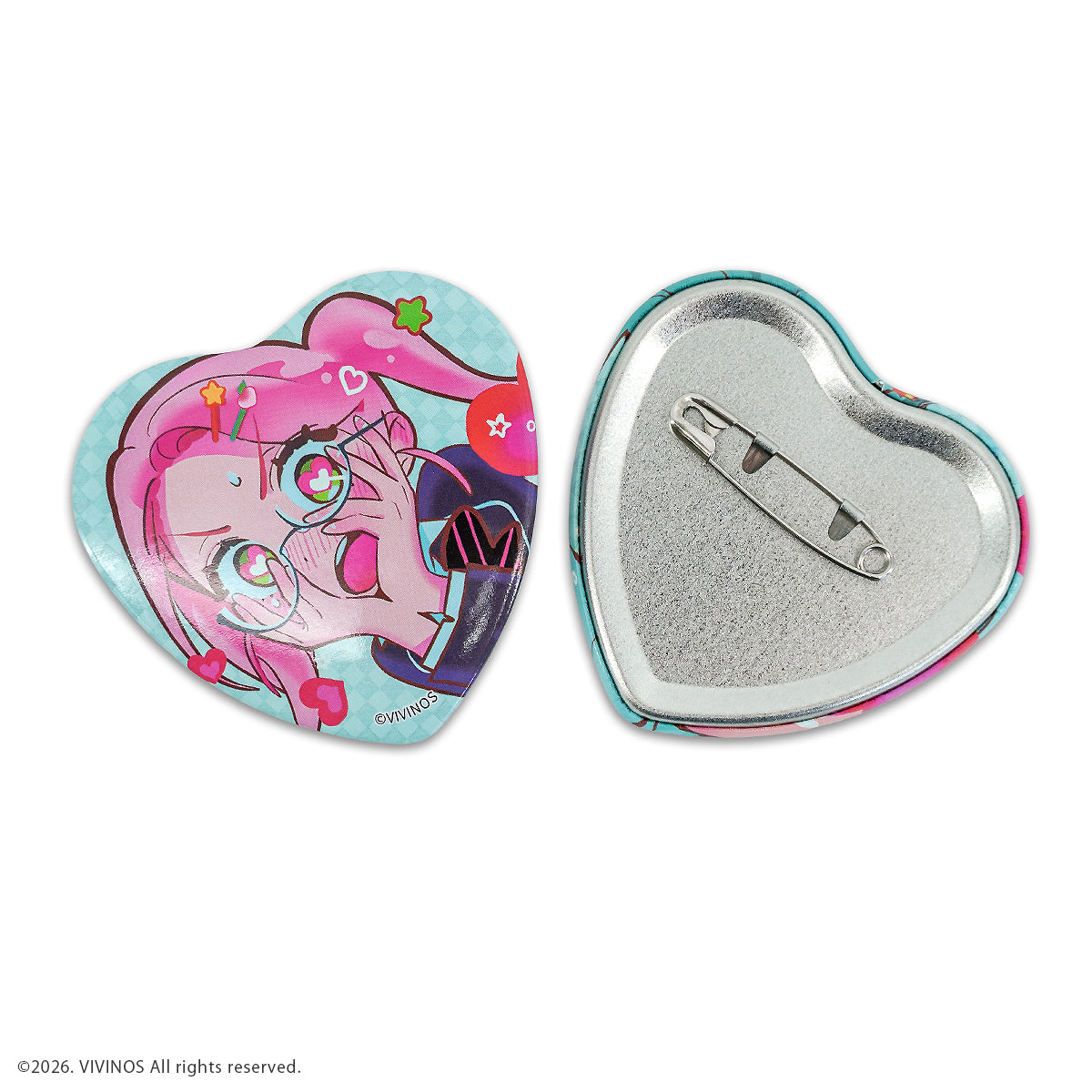 (Goods - Badge) Alien Stage Random Heart Badge (Box of 6)