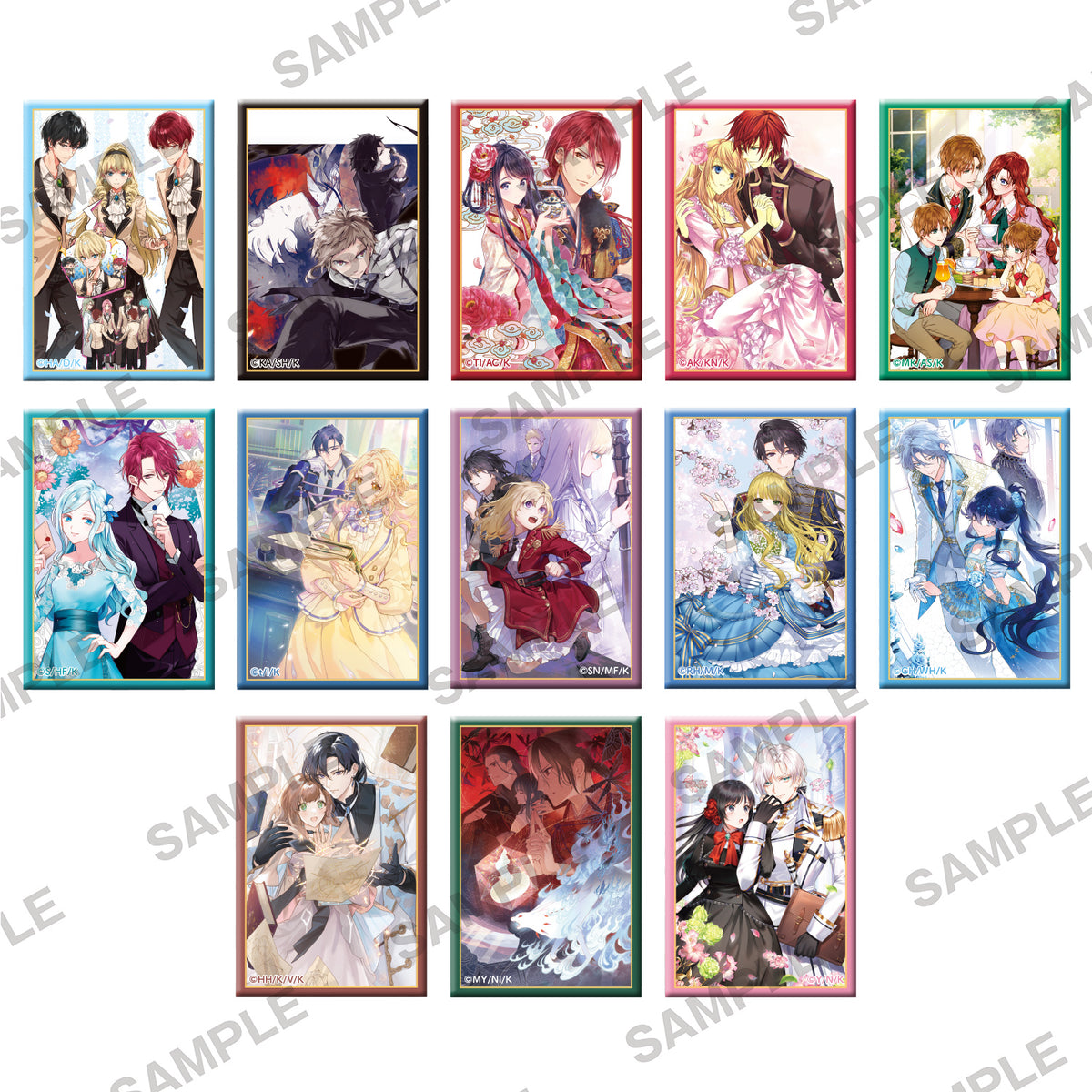 (Goods - Badge) Kadokawa Beans Bunko 25th Anniversary Celebration Tradable Square Tin Badge (Blind Box -Single)