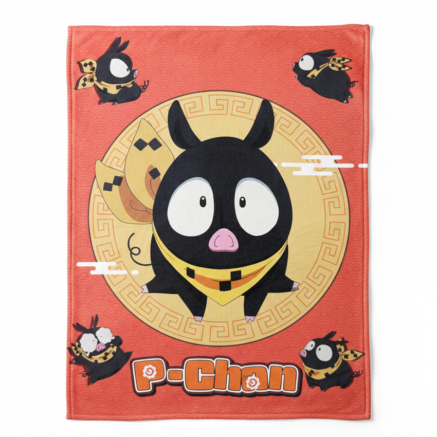 (Blanket) Ranma 1/2 P-Chan Throw Blanket