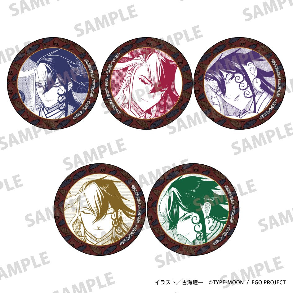 (Goods - Badge) Fate/Grand Order: Curious Tales of Heroic Spirits ~Ashiya Doman~ Trading Tin Badge PACK (Blind Box -Single)