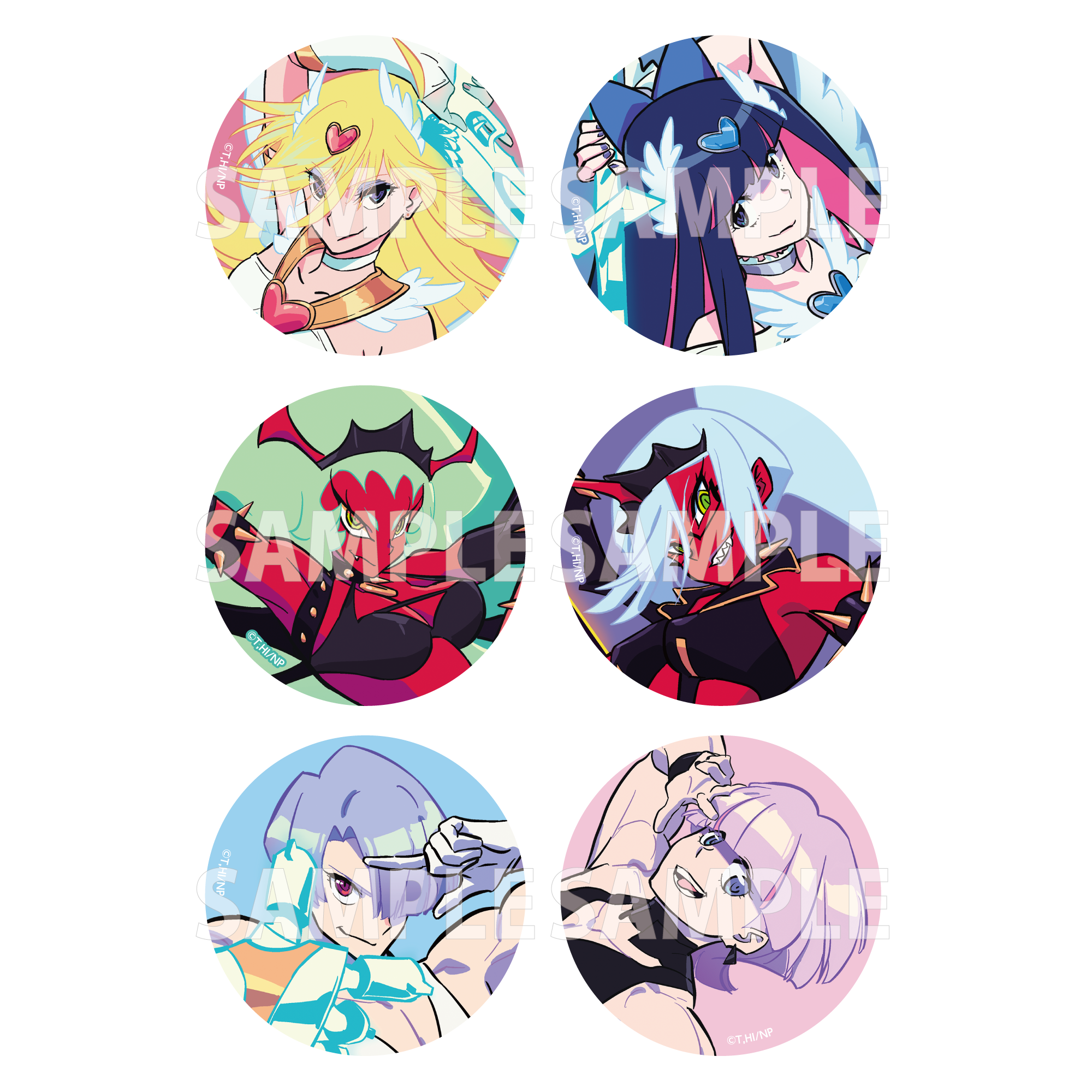 (Goods - Badge) New PANTY & STOCKING with GARTERBELT Tradable Tin Badge Realistic Proportions Ver. (Blind Box - Single)
