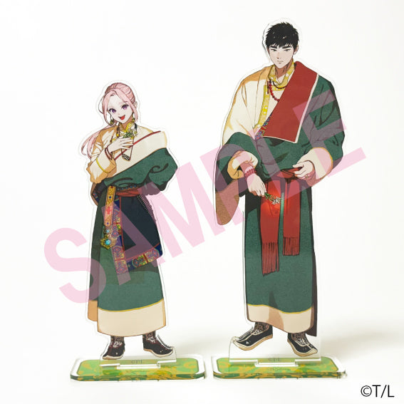 (Goods - Acrylic Stand) Be x Boy New Illustration Pair Acrylic Stand