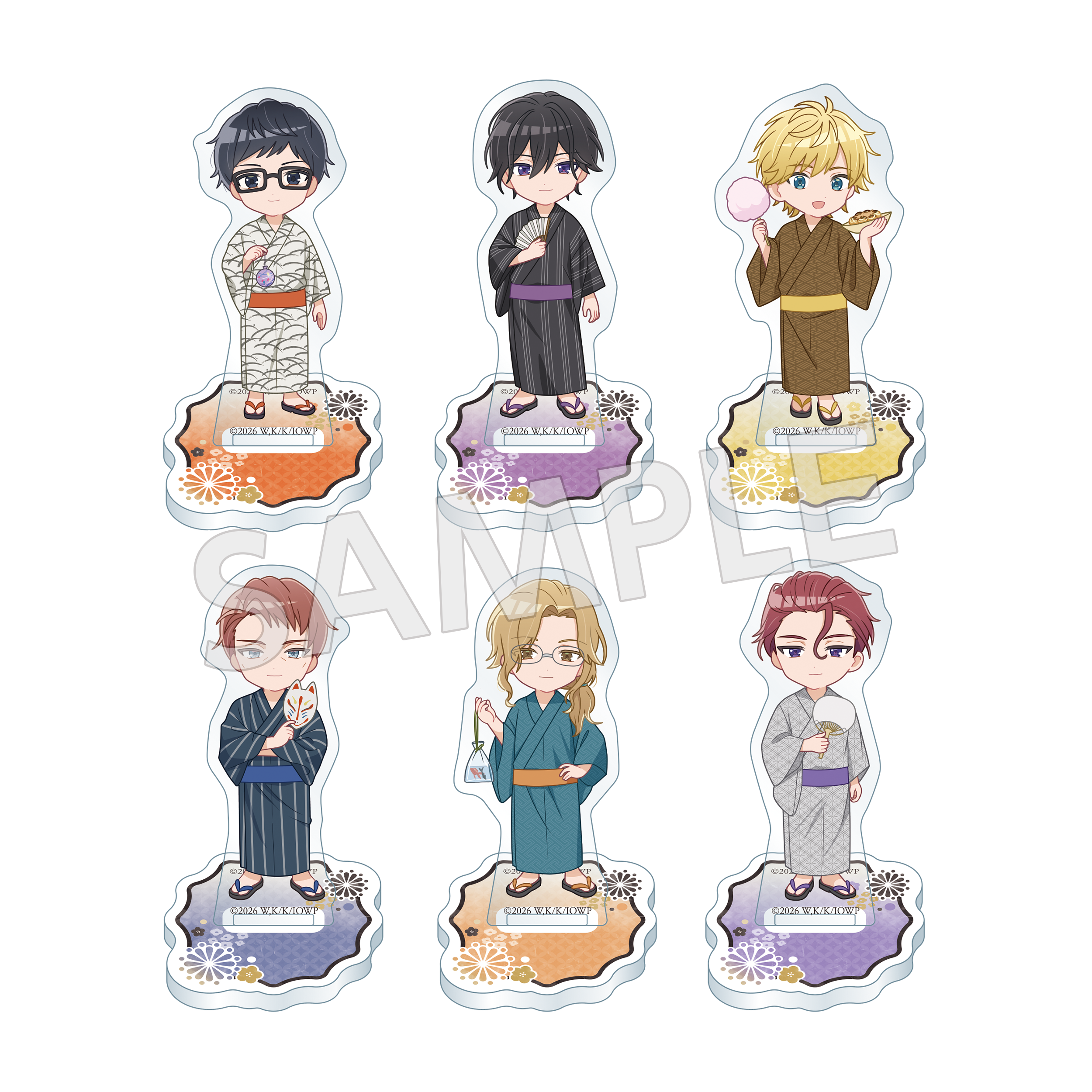(Goods - Acrylic Stand) Isekai Office Worker: The Other World's Books Depend on the Bean Counter Tradable Mini-Character Acrylic Stand - Iseshachi Noryo Festival Ver. (Blind Box -Single)
