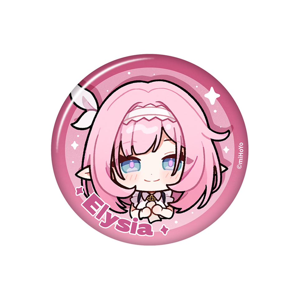 (Goods - Badges) Honkai Impact 3rd HONKAI MEME Series - Elysia Metal Badge
