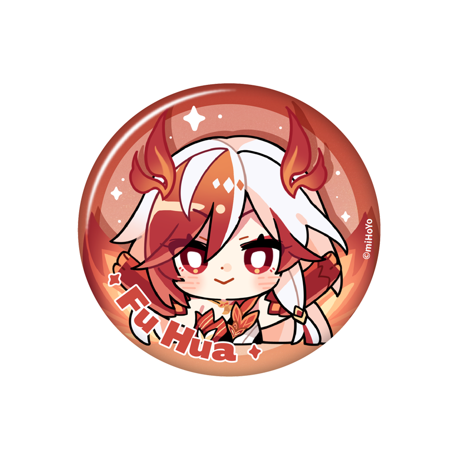 (Goods - Badges) Honkai Impact 3rd HONKAI MEME Series - Fu Hua Metal Badge