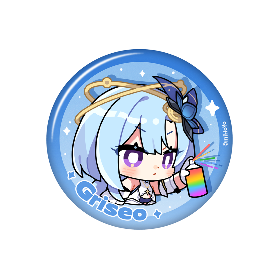 (Goods - Badges) Honkai Impact 3rd HONKAI MEME Series - Griseo Metal Badge