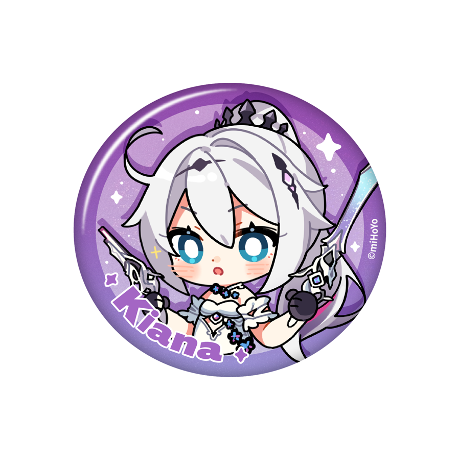 (Goods - Badges) Honkai Impact 3rd HONKAI MEME Series - Kiana Metal Badge