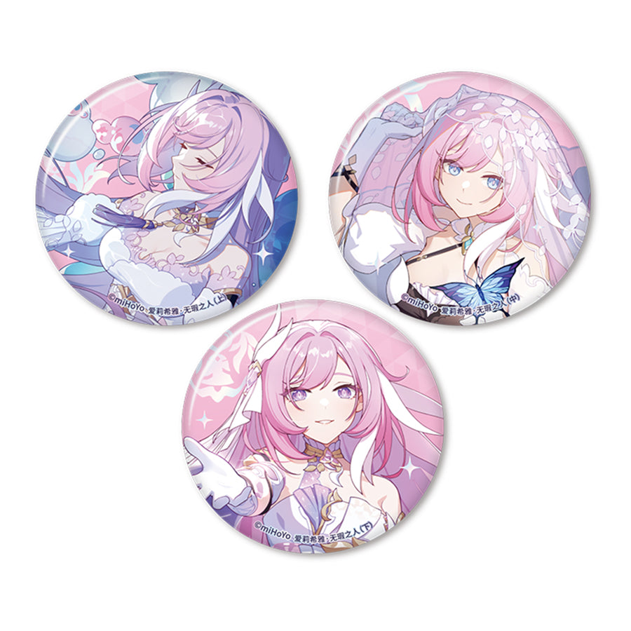 (Goods - Badges) Honkai Impact 3rd Stigma Series - Herrscher of Human: Ego Metal Badge Set