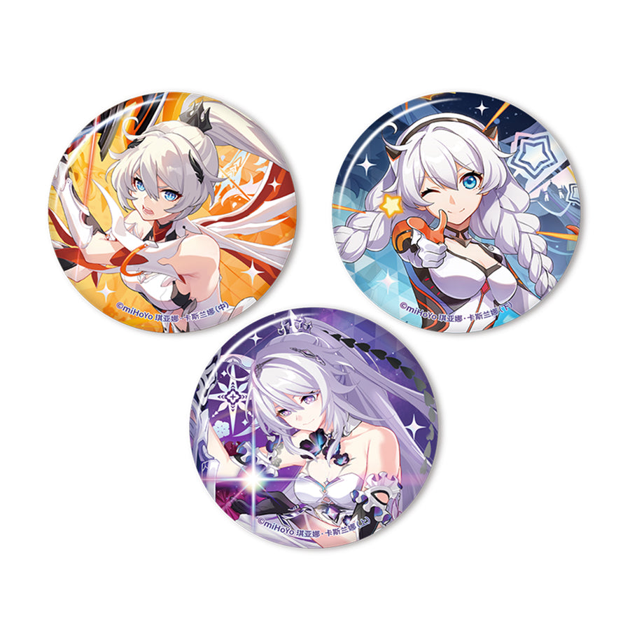 (Goods - Badges) Honkai Impact 3rd Stigma Series - Kiana Metal Badge Set