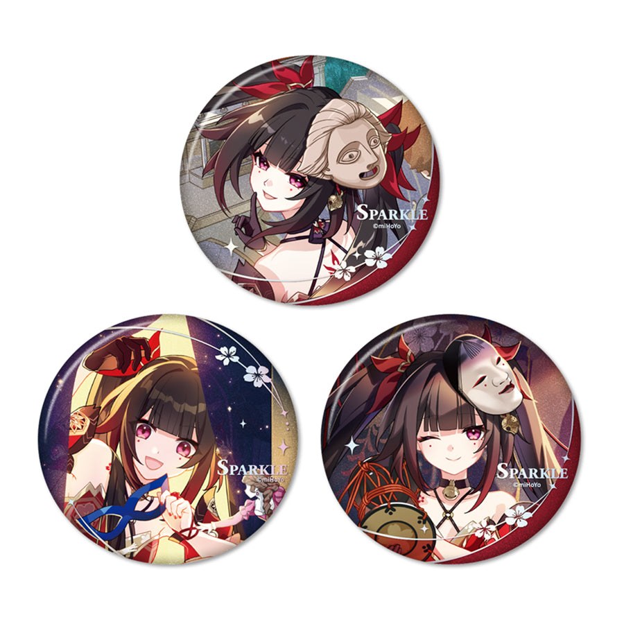 (Goods - Badges) Honkai Impact 3rd Thousand-Faced Maestro Series Sparkle Stigmata Badge Set