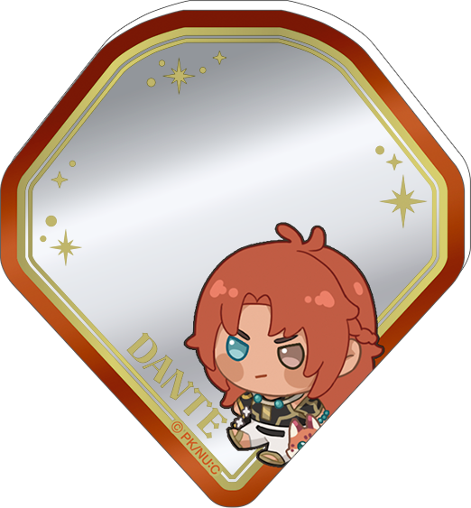 (Goods - Sticker) NU: Carnival Acrylic Mirror Sticker / Dante