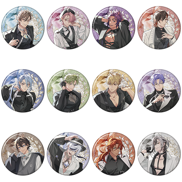 (Goods - Badge) NU: Carnival Holographic Character Badge Collection (Blind Box -Single)