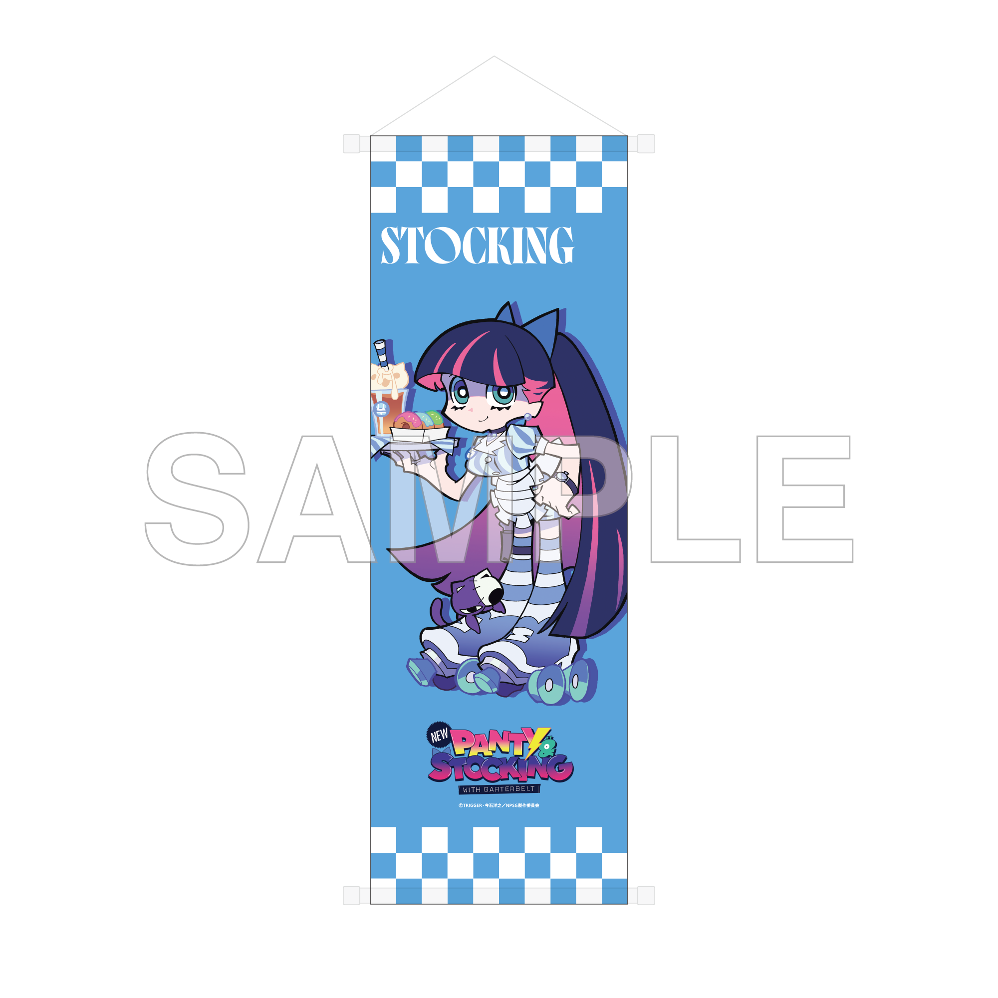 (Goods - Wall Scroll) New PANTY & STOCKING with GARTERBELT B2 Half-sized Wall Scroll American Diner Ver. - Stocking