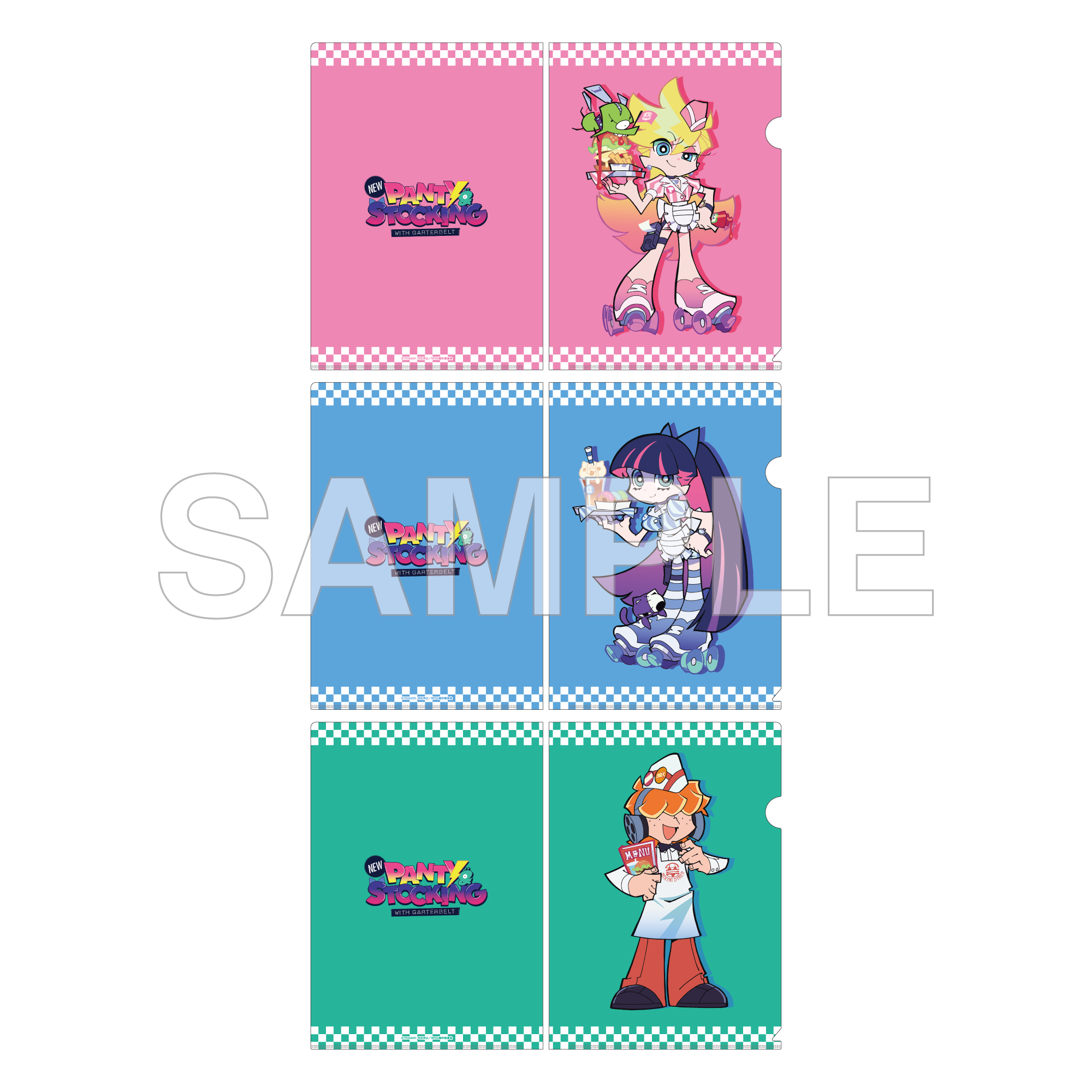 (Goods - File Folder) New PANTY & STOCKING with GARTERBELT File Folder Set American Diner Ver.