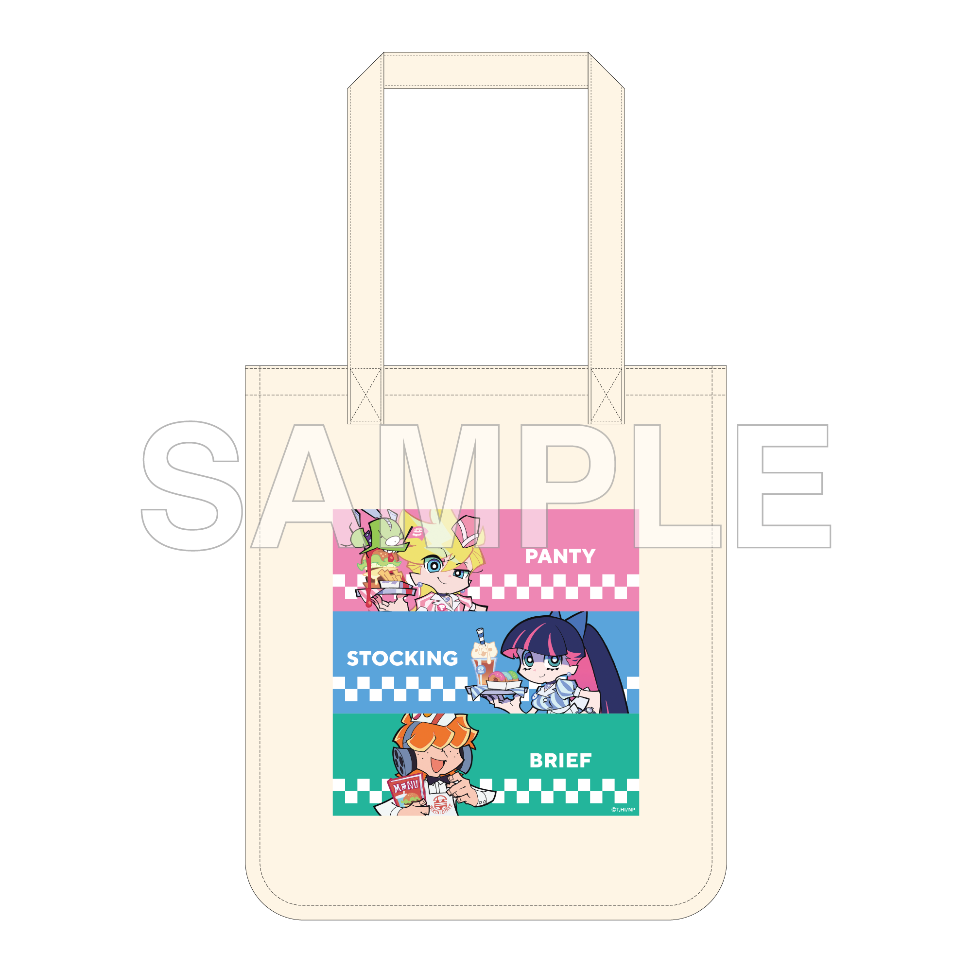 (Goods - Bag) New PANTY & STOCKING with GARTERBELT Tote Bag American Diner Ver.