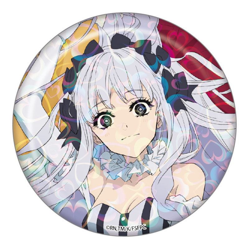 (Goods - Badge) Fate/strange Fake Newly Illustrated Hologram Can Badge Francesca Prelati