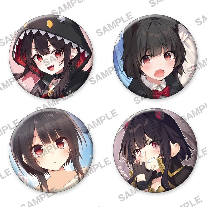 (Goods - Badge) KonoSuba: God’s Blessing on This Wonderful World! Birthday Celebration 2025: Set of Four Tin Badges (Megumin)