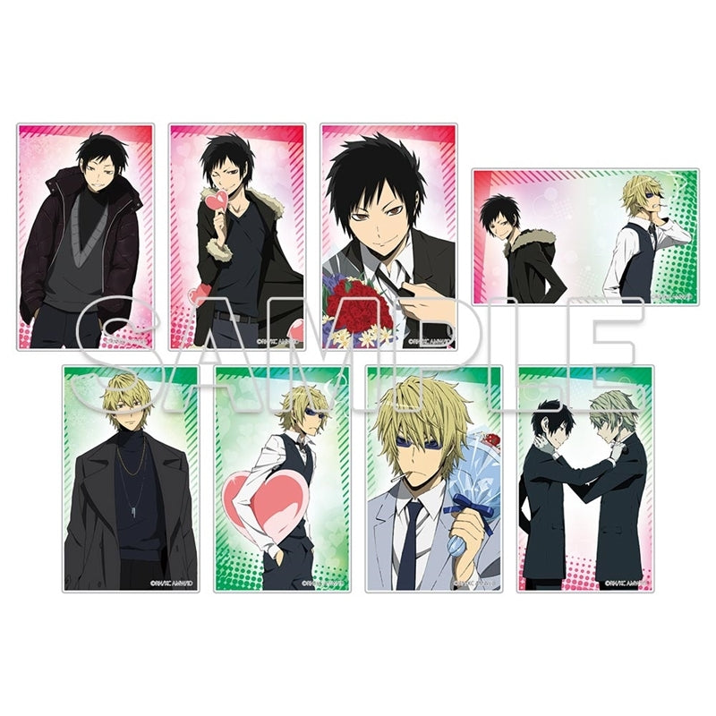 (Goods - Card) Durarara!!x2 Ver. Winter Tradable Acrylic Card - Izaya Orihara & Shizuo Heiwajima (Blind Box - Single)
