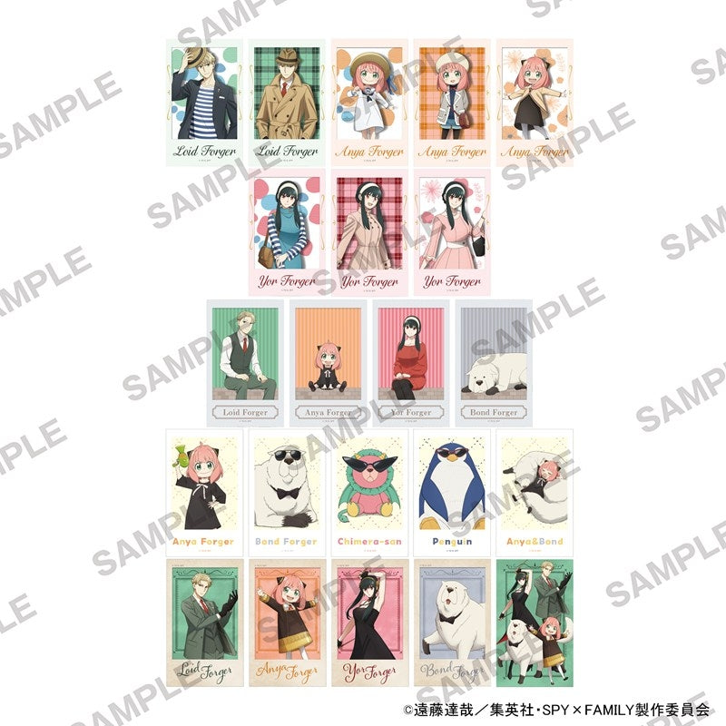 (Goods - Bromide) SPY×FAMILY Mini Photo-style Illustrations Collection vol. 3 Pack (Blind Box - Single)
