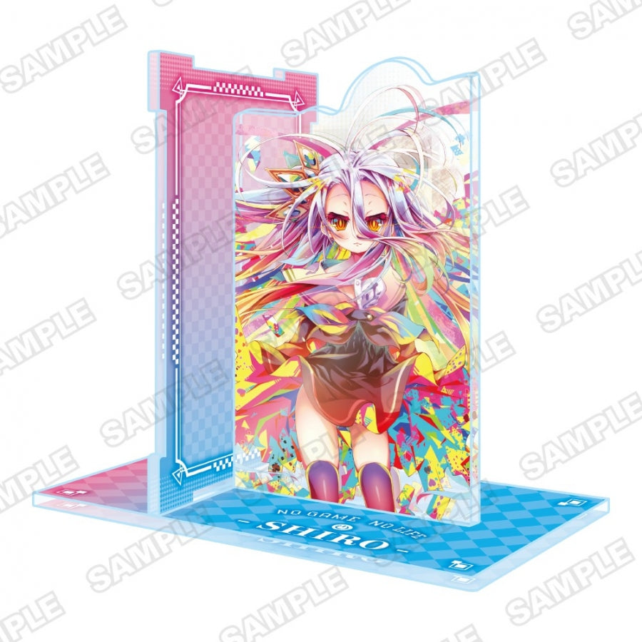 (Goods - Ornament) No Game No Life Volume 13 Release Celebration Acrylic Bookend - Shiro