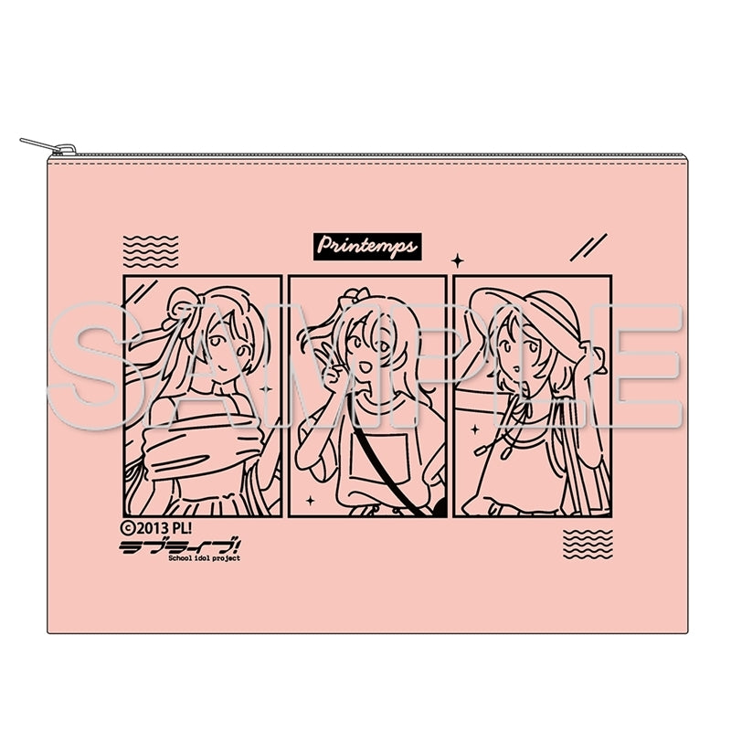 (Goods - Pouch) Love Live! Wear the Seasons on Your Walks. Canvas Pouch - Printemps