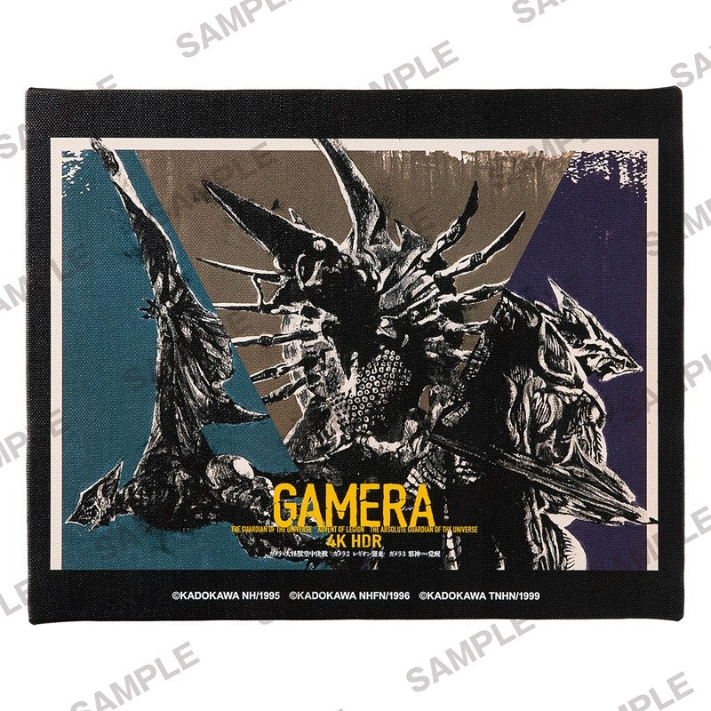 (Goods - Art) Gamera 60th Anniversary New Poster F3-sized Canvas Art - Heisei Gamera Trilogy ③