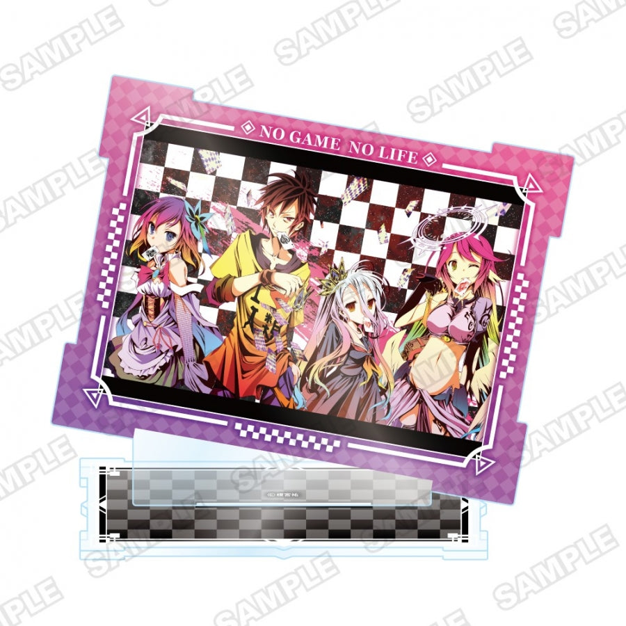 (Goods - Acrylic Stand) No Game No Life Volume 13 Release Celebration Acrylic Stand - Volume 2 Frontispiece Illustration
