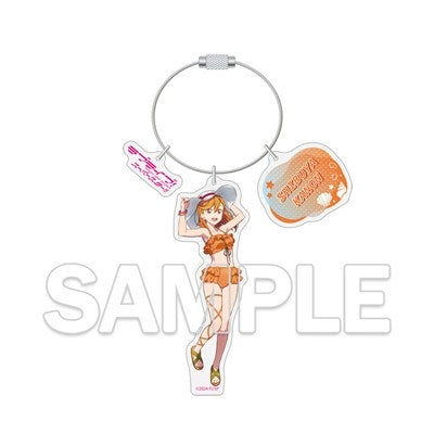 (Goods - Keychain) Love Live! Series Wire Ring Acrylic Keychain - Kanon Shibuya