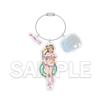 (Goods - Keychain) Love Live! Series Wire Ring Acrylic Keychain - Kotori Minami