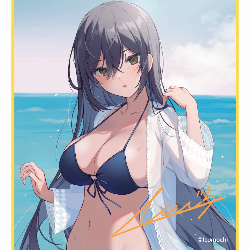 (Goods - Artboard) Kuudere Bunny Girl & IchaAma ASMR Random Duplicate Signed Art Board Aoi-chan & Natsume Senpai (Blind Box -Single)