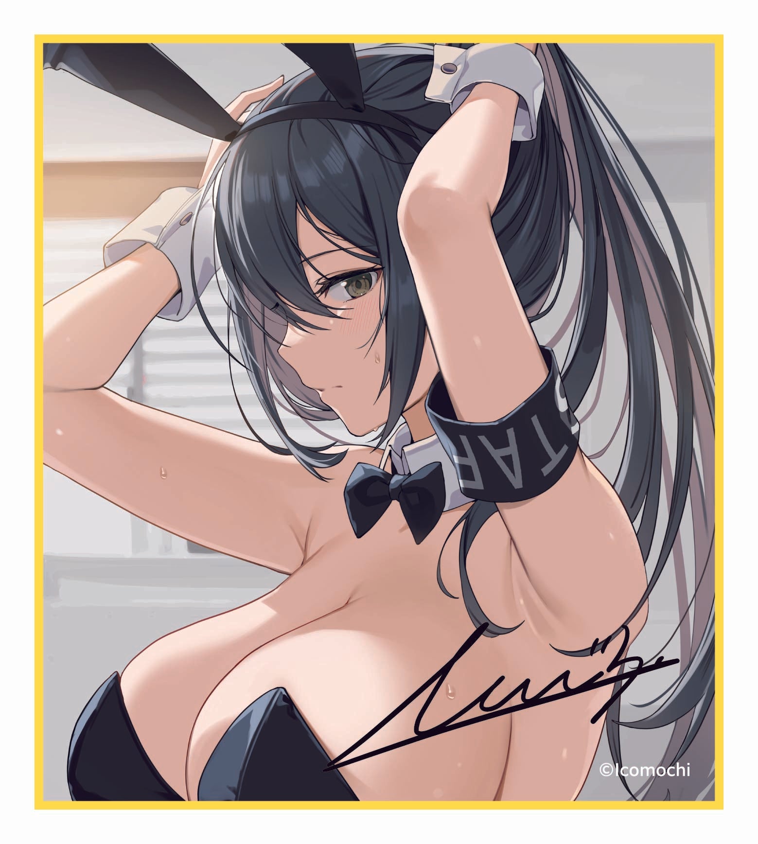 (Goods - Artboard) Kuudere Bunny Girl & IchaAma ASMR Random Duplicate Signed Art Board Aoi-chan & Natsume Senpai (Blind Box -Single)