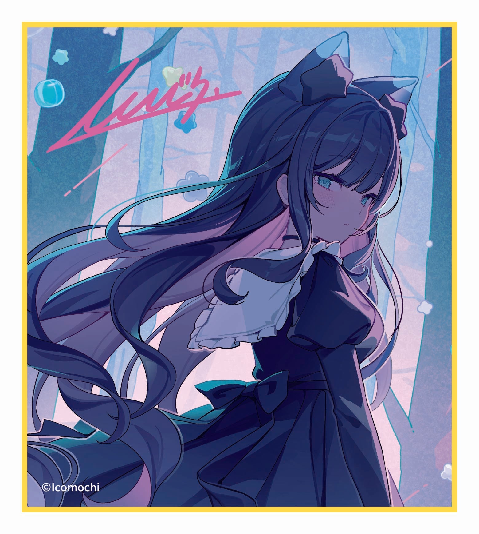 (Goods - Artboard) Nekomimi Futago ga Natsukisugitte Komacchau Random Art Board Mishikuro (Blind Box -Single)