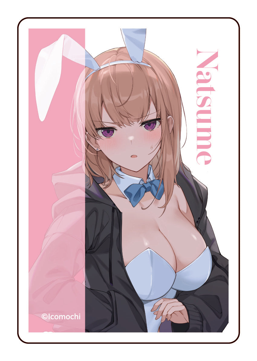 (Goods - Accessory) Kuudere Bunny Girl & IchaAma ASMR Staff Pass White Bunny Natsume Senpai