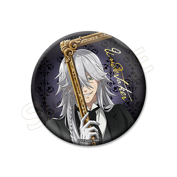 (Goods - Badge) Black Butler: Emerald Witch Arc Can Badge Undertaker
