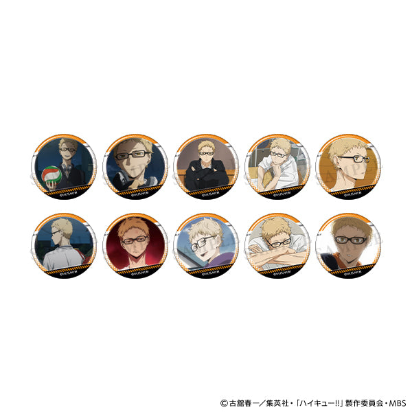ハイキュー
第一弾　初期
応援団
日向 影山 黒尾 研磨 木兎 赤葦
缶バッジ Haikyu!!] Trading Can Badge / Kei Tsukishima - Blind Box | animate USA
