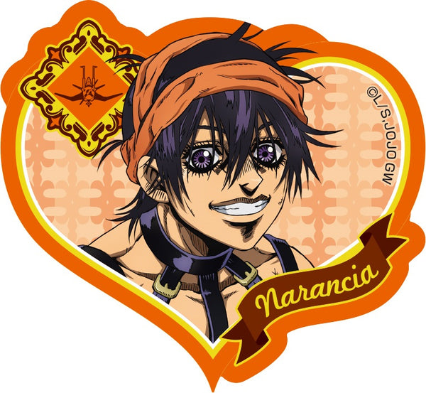 JoJo's Bizarre Adventure] Heart-shaped Glitter Acrylic Badge