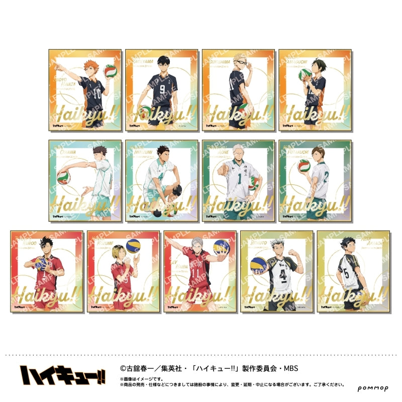 Haikyu!!] Foil Stamped Mini Art Board Collection (Blind Box