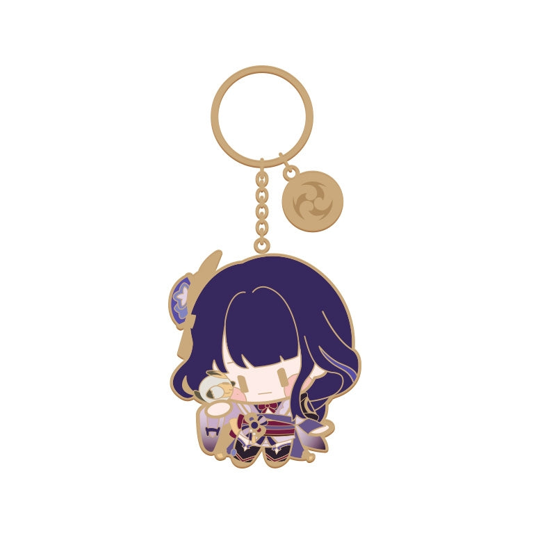 Genshin] Metal Keychain / Raiden Shogun | animate USA