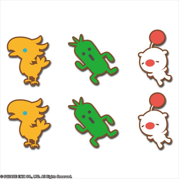Final Fantasy] Rubber Magnet Mascot Character Set