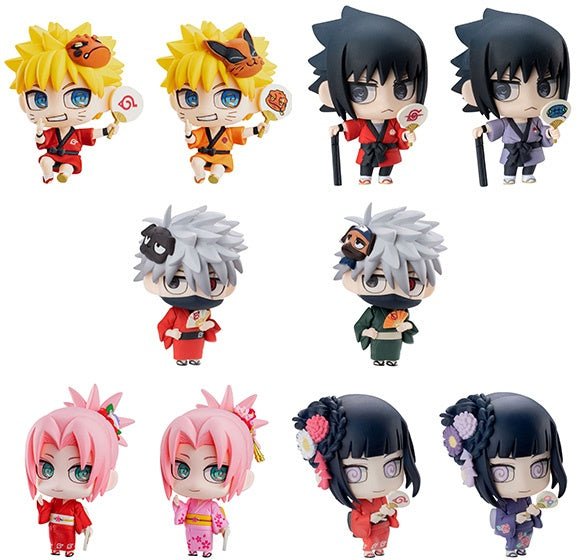 Banpresto - Megahouse Figuras De Accion Petit Chara Land Naruto