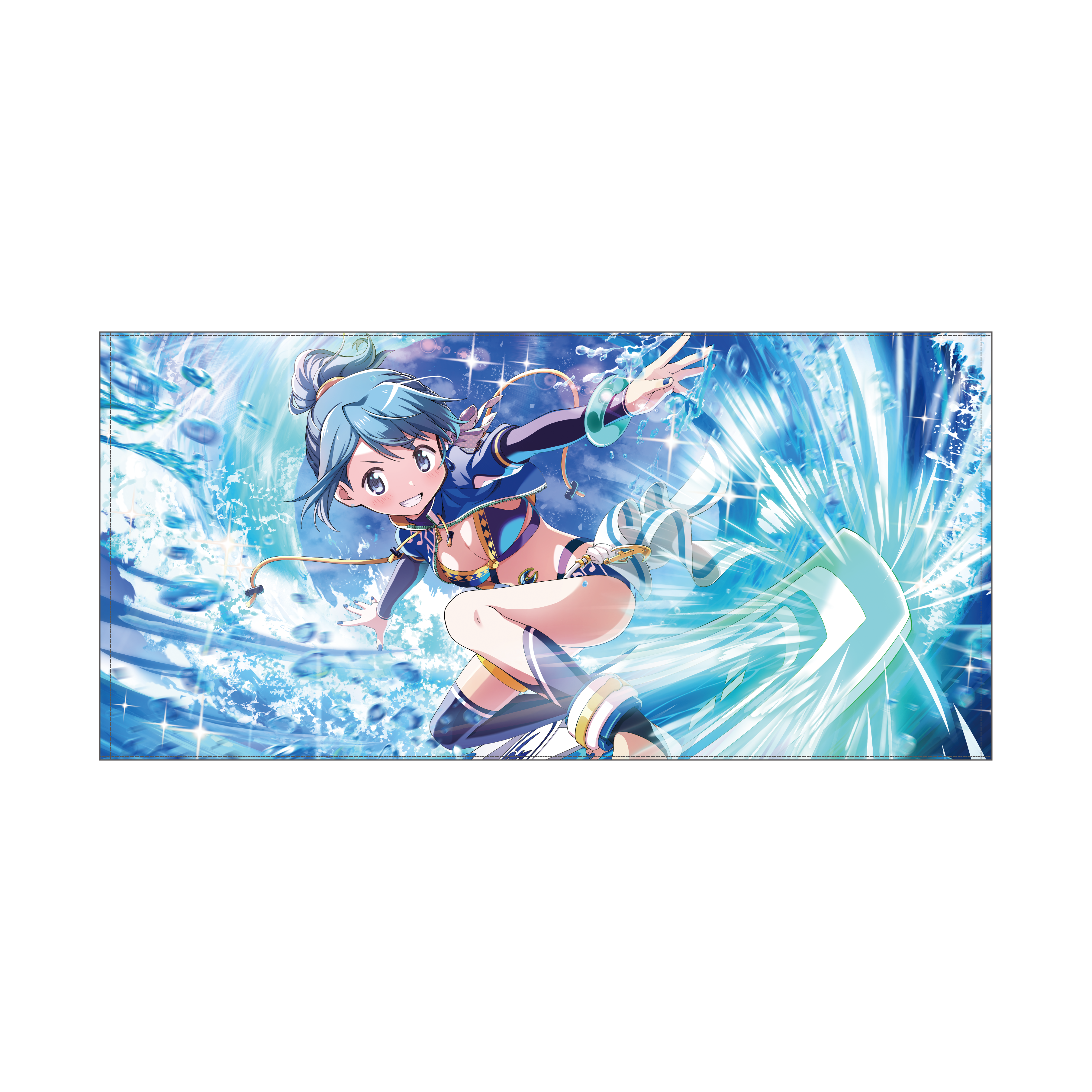 (Goods - Towel) //Preorder// Puella Magi Madoka Magica Magia Exedra Bath Towel Miki Sayaka