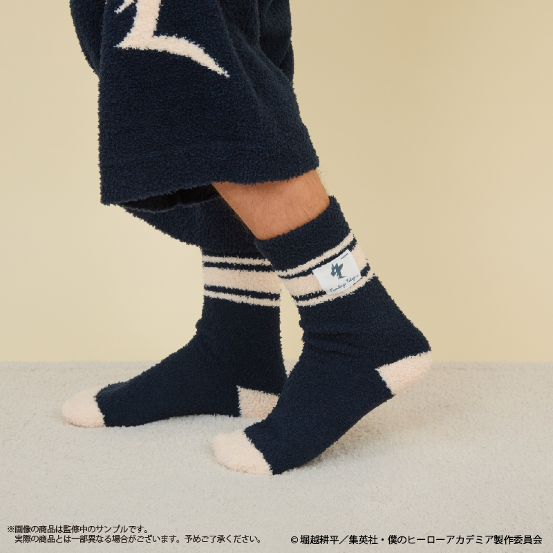 (Goods - Apparel) My Hero Academia Roomwear Socks (Mens) Tokoyami Fumikage