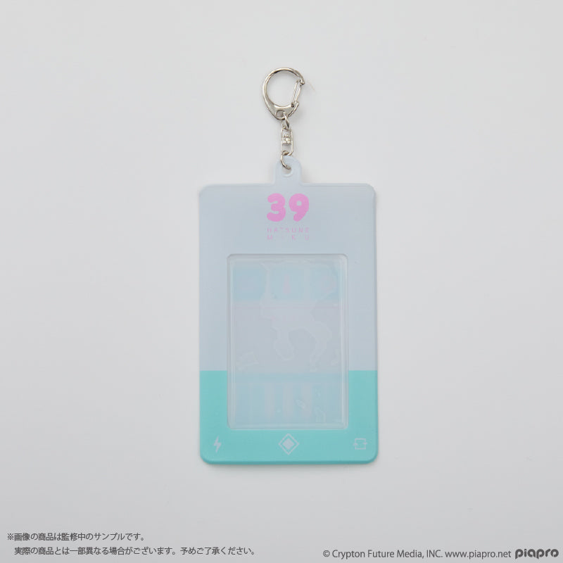 (Goods - Keychain) Hatsune Miku Keychain Photo Card Holder