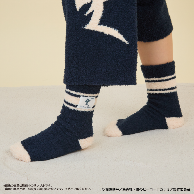 (Goods - Apparel) My Hero Academia Roomwear Socks (Ladies) Tokoyami Fumikage