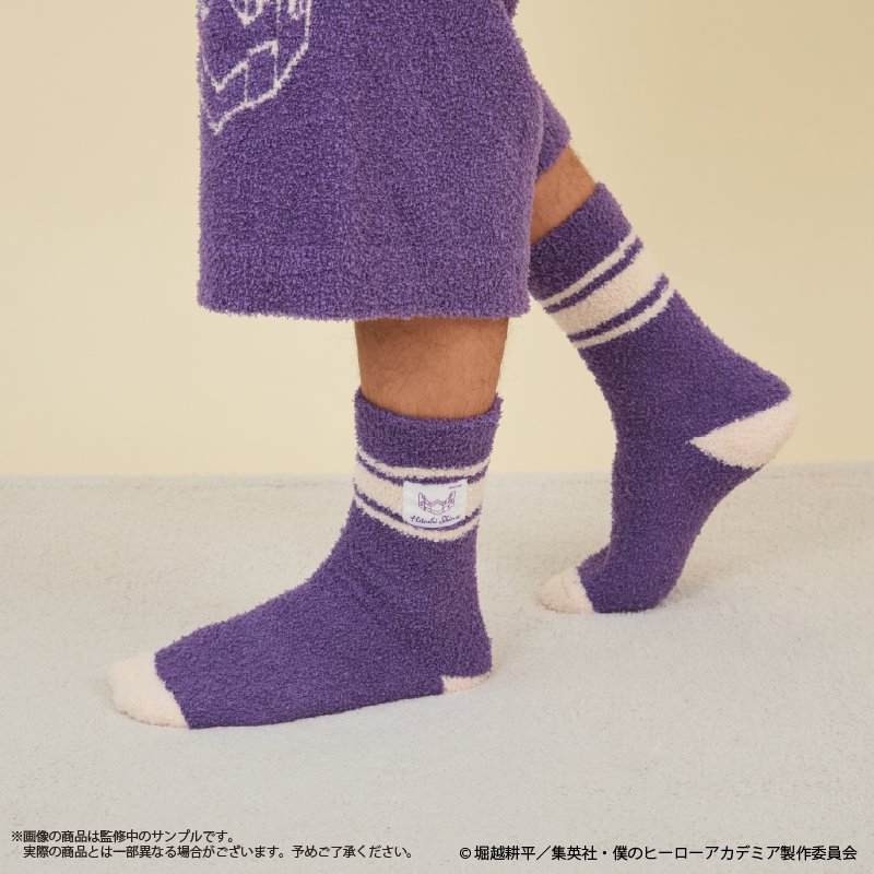 (Goods - Apparel) My Hero Academia Roomwear Socks (Mens) Shinso Hitoshi