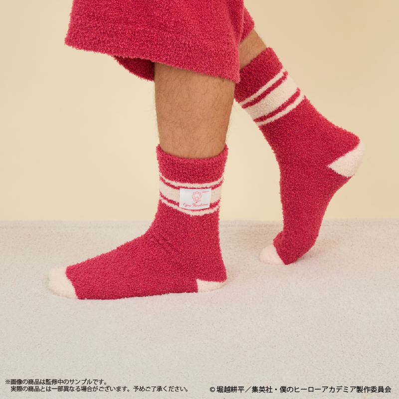 (Goods - Apparel) My Hero Academia Roomwear Socks (Mens) Kirishima Eijiro